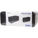Logilink Kabeļu kaste KAB0062, 407x157x133,5mm, melna, plastmasa, 1 gab.