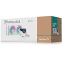 Deepcool vedelik CPU jahuti LT240 WH ARGB R-LT240-WHAMNC-G-1, 240 mm, 72,04 cfm, 2 ventilaatorit, 38,71 dBA, Anti-leak Tech