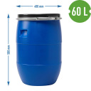 Kopūstų statinė 60 L, su spaudimo juosta, mėlyna BROWIN 360460