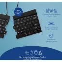 R-Go Tools klaviatuur R-GO SPLIT BREAK, traadita, Bluetooth 5.0, QWERTY, must, aku maht 500 mAh, 140 h aku t&ouml;&ouml;aeg