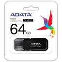 Adata USB флеш-накопитель AUV240-64G-RBK 64 ГБ, USB Type-A, USB 2.0, черный, крышка, 1 шт.