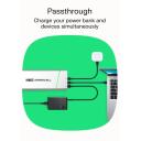 Green Cell PBPLGC20P Power Bank, 20800 mAh, 2xUSB-C, 1xUSB-A, 65 W, 18 W, alumiinium, roheline, heledhalli, must, h&otilde;be