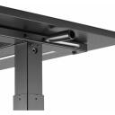 Sbox K&auml;si-Seisev Laua MD-220, 700-1170mm, 1400x600mm, 40kg, teras, must
