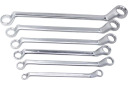 Rockforce uzgriežņu atslēgu komplekts 12-galvu 75&deg;, 6 gab., RF-50610, 8x10mm, 12x13mm, 14x15mm, 16x17mm, 18x19mm, 22x24mm