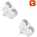 Gosund умная розетка SP211-2pack, 100-240V, 3680W, 2 розетки, LED, умное управление