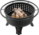 STEEL FIRE PIT 80 X 80 X 61CM 99915 LUND