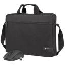 Natec klēpjdatora soma Wallaroo 2 15.6" NTO-2051, 410mm, 50mm, 285mm, poliesters, 1, melna, 4 pogas, RF bezvadu, 1600 DPI