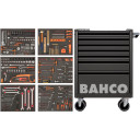 Tööriistakapp E72, 7 sahtlit, 360 tk., SUUR BAHCO
