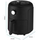 Esperanza Beztauku fritētājs EKA001, 2,6L, 1000W, 220-240V, 60min taimeris, 200&deg;C, 7 programmas, melns