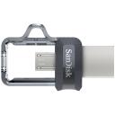 Sandisk Ultra Dual m3.0 USB m&auml;lupulk SDDD3-064G-G46, 64 GB, USB Type-A / Micro-USB, lugemiskiirus 150 MB/s, OTG &uuml;hilduv