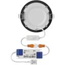 Emos LED &scaron;viestuvas NEXXO ZD1323, 7 W, 480 lm, IP40/IP20, &scaron;iltai/neutrali balta, apvalus, 30 000 valandų, 110&deg; spindulio kampas
