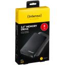 Intenso HDD 6023512 4TB, 2.5", USB 3.0, Skaitymo greitis 85 MB/s, Ra&scaron;ymo greitis 75 MB/s, 5400 RPM, Juodas