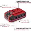 Einhell Power-X-Change Plus Aku 4511627, 18V, 4Ah, IP57, kompaktne, aku laadimise indikaator
