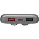 Rivacase Power Bank VA2611, 10000mAh, 30W, 2xUSB-A, 1xUSB-C, 1xLightning, 260g, kiire laadimine