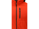 Flīsa jaka ar kapuci, SARNA, YT-79186, sarkana, 2XL, 5 kabatas, elpojošs materiāls