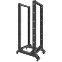 Lanberg Open Rack 32U OR01-6832-B, 600x800mm, 28kg, 167.4cm, 80cm, 32 riiulit, 600kg koormus, ratastega