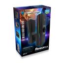 Media-Tech Звуковая панель MT3175, 8W, 180Hz-20000Hz, Bluetooth, RGB подсветка, 2.0 система
