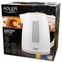 Adler | Kettle | AD 1264 | Standard | 2200 W | 1.7 L | Plastic | 360&deg; rotational base | White