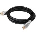 Club3D HDMI 2.0 кабель CAC-1310 3м 4K 60Hz 18Gbps Премиум Высокой скорости, Черный/Серебристый