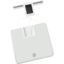 Jata Ķermeņa svari HBAS2501, 180kg, 0.1g, Bluetooth, 8 sensori, LCD, automātiskā izslēg&scaron;anās, 2xAAA, rūdīts stikls