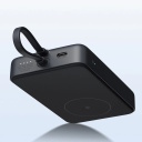 Kompakts ārējais uzlādes akumulators ar magnētisko bezvadu uzlādi 10000 mAh 33 W USB-C PD pelēks BHR9823GL Xiaomi