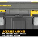 Dewalt TSTAK&trade; kiire juurdep&auml;&auml;su hoiukarp DWST17871-1, 60 cm, 43 cm, 80 cm, 50 kg, IP54, 30 galloni, metallist lukud, rattad