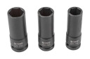 Smūginės galvutės, Forsage, F-4032TH, 1/2", 6-kampės, 17/19/21 mm, 3 vnt.