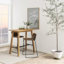 Bāra galds CHARA 117x58xH105cm, ozols AC67852 Allit