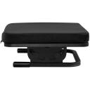 Maclean MC-460, ergonomisks kāju balsts, -20 - 20&deg;, 20kg, neslīdo&scaron;a pamatne, melns