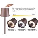 Beper Galda lampa P201UTP120, 5 V, 110 lm, 1 spuldze, regulējama baltā gaisma, IP44, USB uzlāde