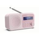 Sharp Tokyo Digitaalne Raadio DR-P420(PK), DAB/DAB+/FM, 4 x AA, 2 k&otilde;larit, Bluetooth, kaasaskantav, roosa