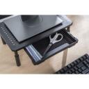 Gembird Regulējams statīvs MS-TABLE-D-01, 20kg, 100-140mm augstuma regulē&scaron;ana, 1 atvilktne, melns