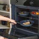 Russell Hobbs cep&scaron;anas panna komplekts RH03293EU7, 20cm, 24cm, 28cm, noņemams rokturis, krēslas akmens, zilā marmora pārklājums