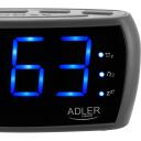 Adler laikrodžio radijas AD 1121 S, 230V, 2 žadintuvai, AM/FM, 1,8" ekranas, 48 mm skaitmeninis auk&scaron;tis, 350 mW garsiakalbis