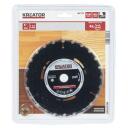 Zāģripa Ø 185x20x2,0mm 24T, KREATOR, KRT020307, Urbumu izmērs: 20 mm, Diska diametrs: 185 mm, Kopējais zobu skaits: 24, Zobu leņķis: 18 °, Griezuma platums: 2.00 mm, Asmens biezums: 1.40 mm