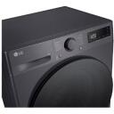 LG Pesumasin F2WR508S2M, 8 kg, 1200 RPM, Energiaklass A, Eeslaetav, LED ekraan, Keskmine must