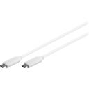 Goobay USB-C 3.1 paaudzes 1 kabelis 67194, 1 m, USB-C vīrietis, USB-C vīrietis, 5 Gbit/s, CU, reversīvs C savienotājs