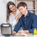 Black Decker Sviestmaizes tosteris BXSA753E ES9680140B, 750 W, 2 sviestmaizes, melns, nerūsējo&scaron;ais tērauds, neslīdo&scaron;as kājas
