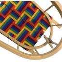 Vodar Puitkelk Sierra 4722859, 87x38x34cm, puidust raam, tekstiilist iste, t&otilde;mbe k&ouml;is