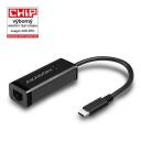 Axagon USB-C gigabit ethernet adapteris ADE-SRC, 1000 Mbit/s, 1 RJ-45 prievadas, USB maitinamas, Plug and Play, VLAN palaikymas