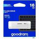 Goodram Pendrive UME2 16GB USB 2.0 UME2-0160W0R11, 16 GB, USB 2.0, 20 MB/s, 5 MB/s, balta, plastmasas korpuss
