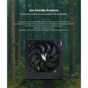 Zalman MegaMax 600W V2 ZM600-TXII, 600W, 200-240V, 50-60Hz, 5A, aktiivne PFC, 20+4 pin ATX, must