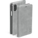 Krusell Sunne 4 Card FolioWallet 61505, 16,5cm, hall, 4 kaardi pesa, kriimustuskaitse, tolmu eest kaitstud