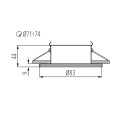 Griestu spotlight gaismeklis