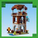 Lego Konstruktors 21278, 665 gab., 4 minifigūras, 3 stāvu sargtornis, ar sviru darbināma funkcija