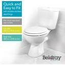 Beldray Koka tualetes vāks LA032355WFPEU7, balta, 360x418mm, mitruma izturīgs, viegli tīrāms