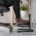 Logilink Brīvi stāvo&scaron;s regulējams kāju balsts EO0007, 36.6cm, 40cm, 33.9cm, tērauds, 6 augstuma iestatījumi, melns