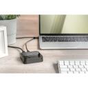 Digitus dokstacija DA-71545, 2xUSB Type-C, 0.6A, 3A, 5V, UASP atbalsts, Plug and Play, melna