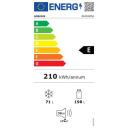 Gorenje k&uuml;lmik RK4182PS4, 198L, 71L, 39dB, Energiaklass E, 2 ust, LED valgustus, automaatne sulatamine