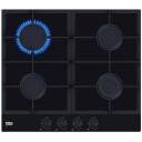 Beko Gāzes plīts HILG 642C5 SB, 4 zonas, 2900 W, 1800 W, 1000 W, 7400 W, 220-240 V, 50 Hz, balta